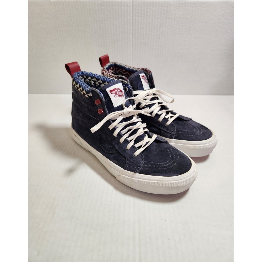 Vans Navy High-Top Skate Sneakers Women's US 7.5 Men's US 6 Euc
